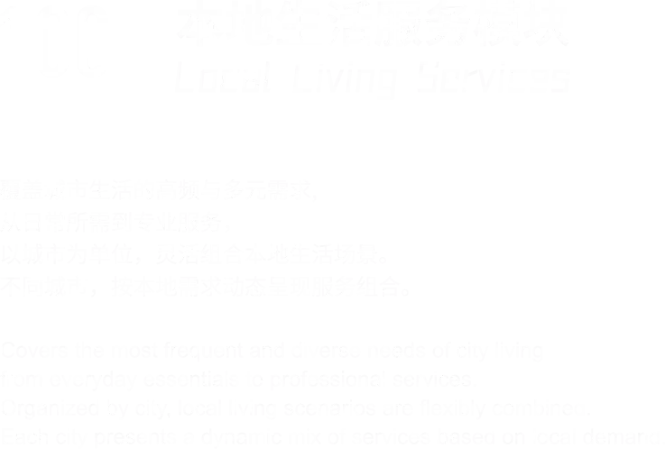 100+ 本地生活服务模块